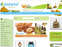 Tablet Screenshot of bio-herba.com